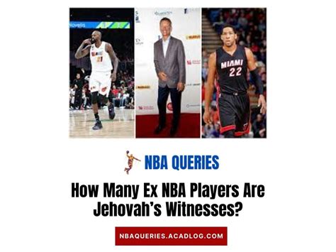 how many nba are jehovah witnesses|How Many Jehovahs Witnesses Are In The NBA